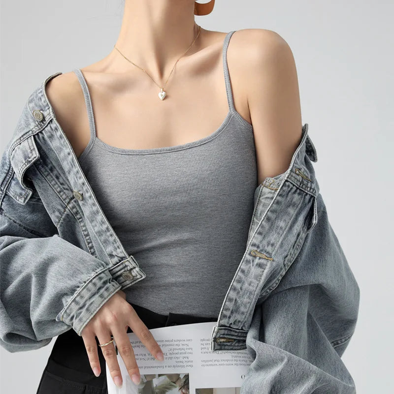 Slim Fit Spaghetti Strap Tank Top | 
7 Colors | S-XL | Summer Essential