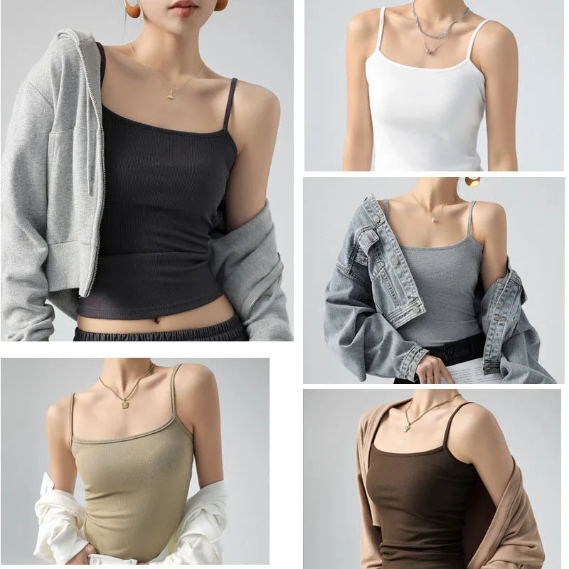 Slim Fit Spaghetti Strap Tank Top | 
7 Colors | S-XL | Summer Essential