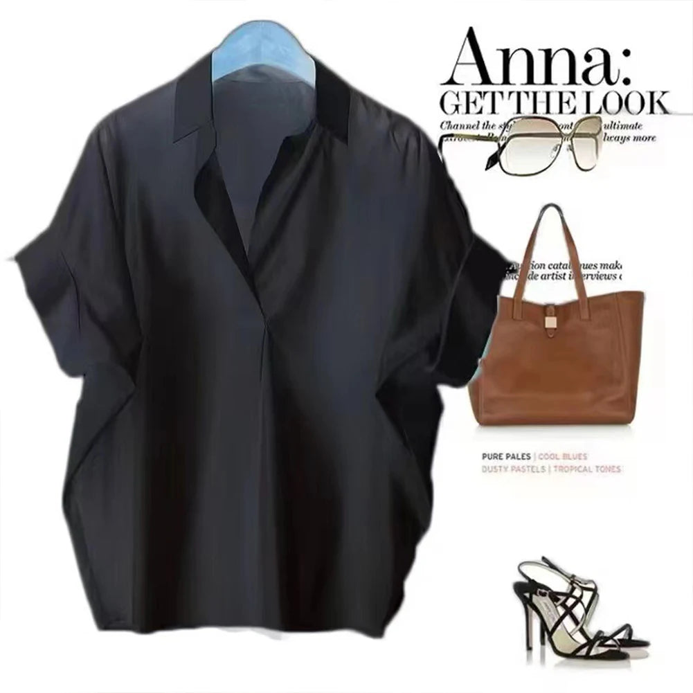 Korean Batwing Blouse | Breathable Women's 
Top | 3 Colors | S-XXL
