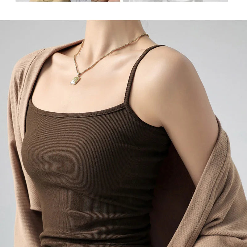 Slim Fit Spaghetti Strap Tank Top | 
7 Colors | S-XL | Summer Essential
