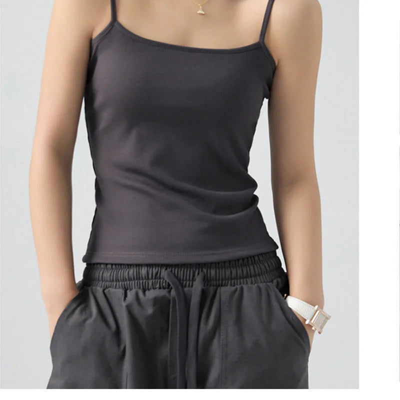 Slim Fit Spaghetti Strap Tank Top | 
7 Colors | S-XL | Summer Essential